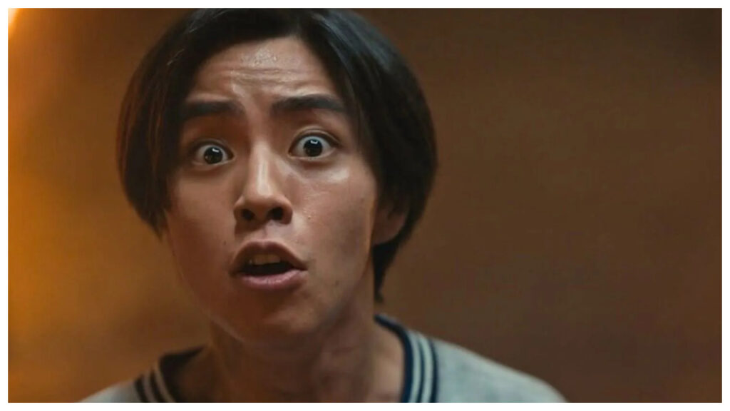 Nobu panics at math questions and causes flames to shoot out in the arena celebretea.com