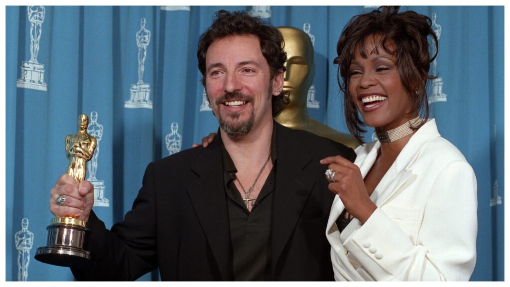 In 1994, Bruce Springsteen's song “Streets of Philadelphia,” written for the film Philadelphia, won the Academy Award for Best Original Song celebretea.com