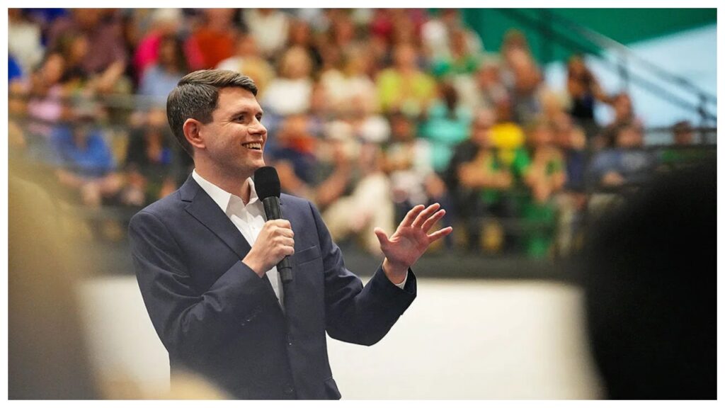 James Talarico is openly and deeply Christian. He is a member of St. Andrew’s Presbyterian Church in Austin and often cites scripture in his work. celebretea.com