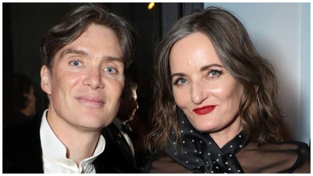 Cillian Murphy with his wife Yvonne McGuinness celebretea.com
